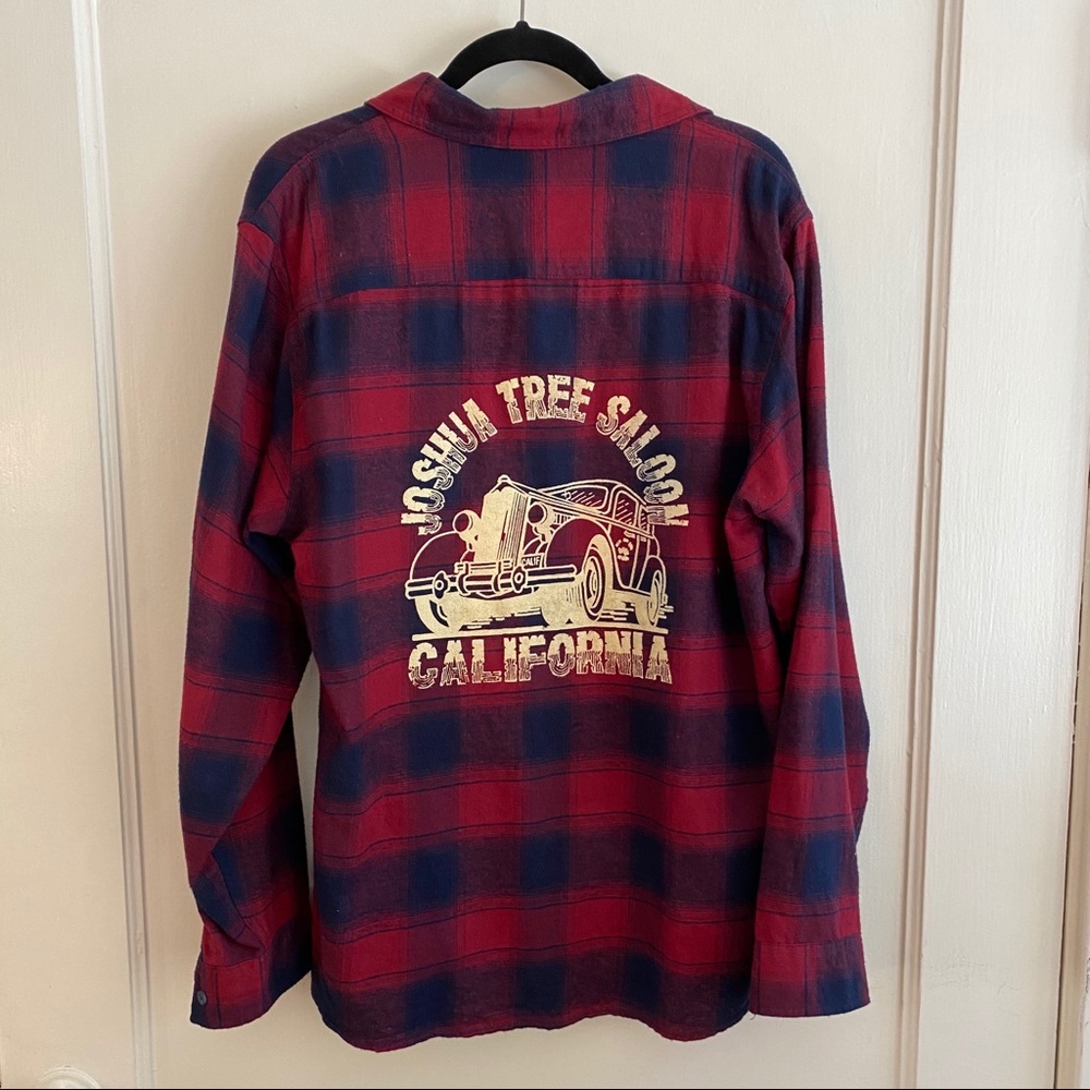 Joshua Tree Saloon flannel NWOT large